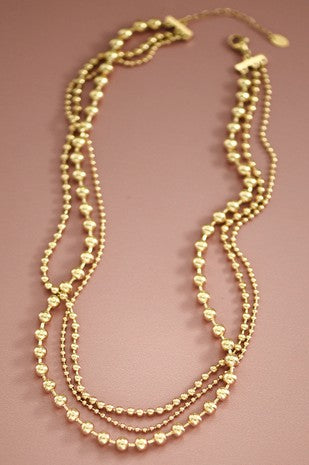 Golden Tide Layered Necklace