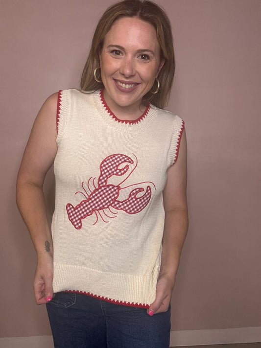 Crawfish Knit Sleeveless Top