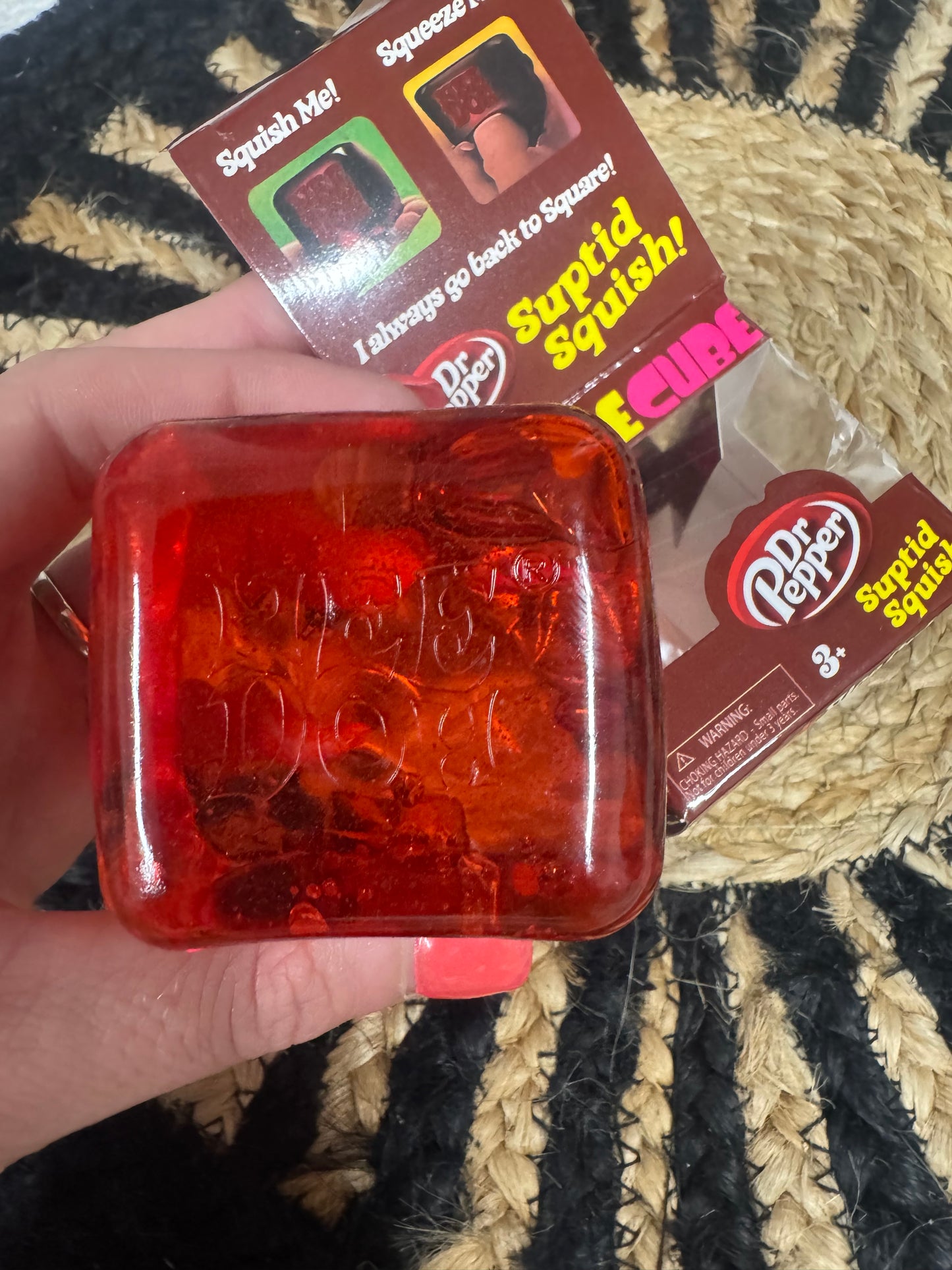 Dr Pepper Slow Rise Squishy Cube- PRE ORDER!!