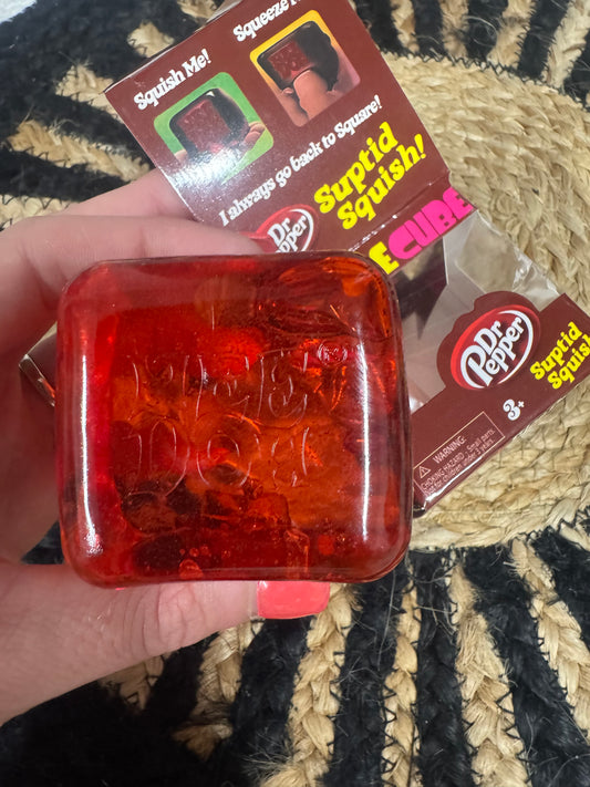 Dr Pepper Slow Rise Squishy Cube- PRE ORDER!!