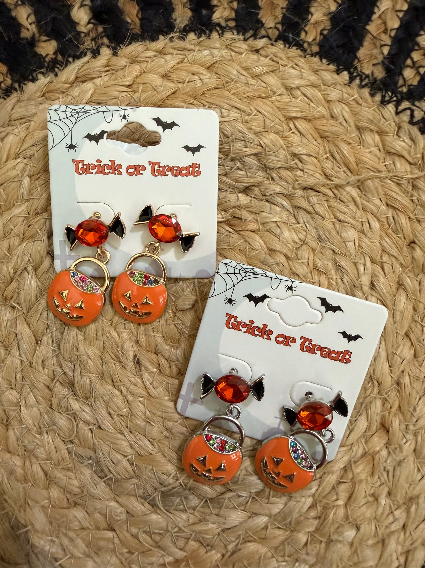 Halloween Candy Dangle Earrings