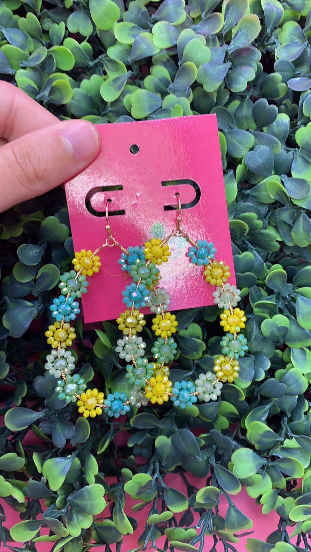 Flower Dangle Earrings