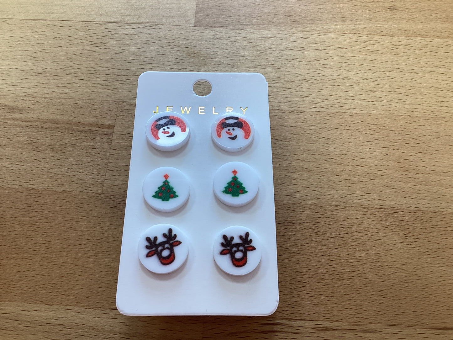 Christmas cookie studs