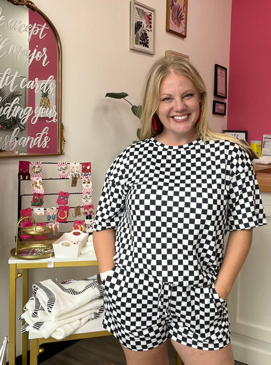 Check Me Out Lounge Set – Black