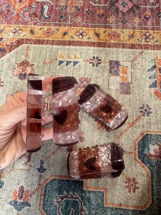 Coffee Cup Claw Clip