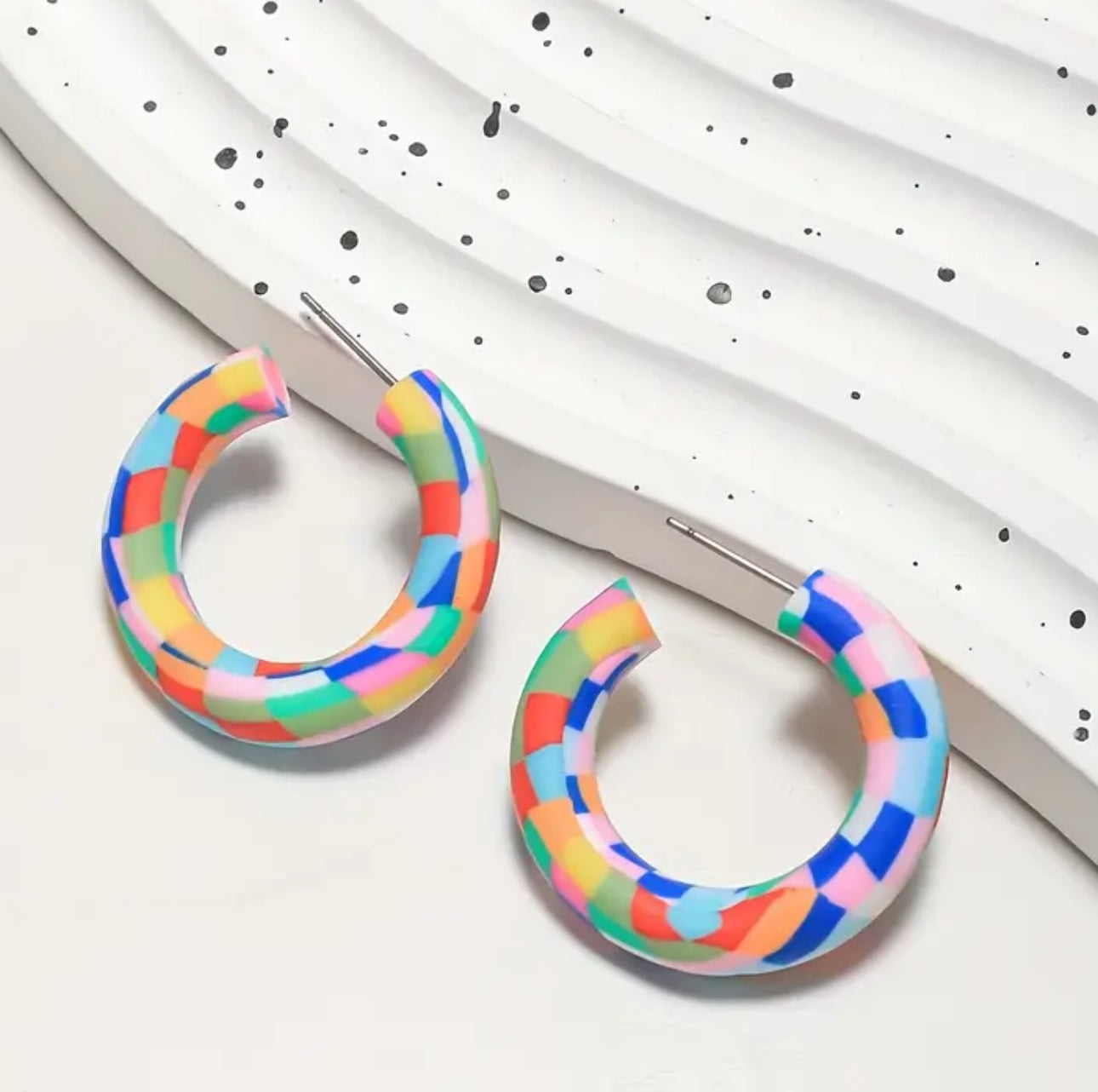 Chunky Colored Hoops