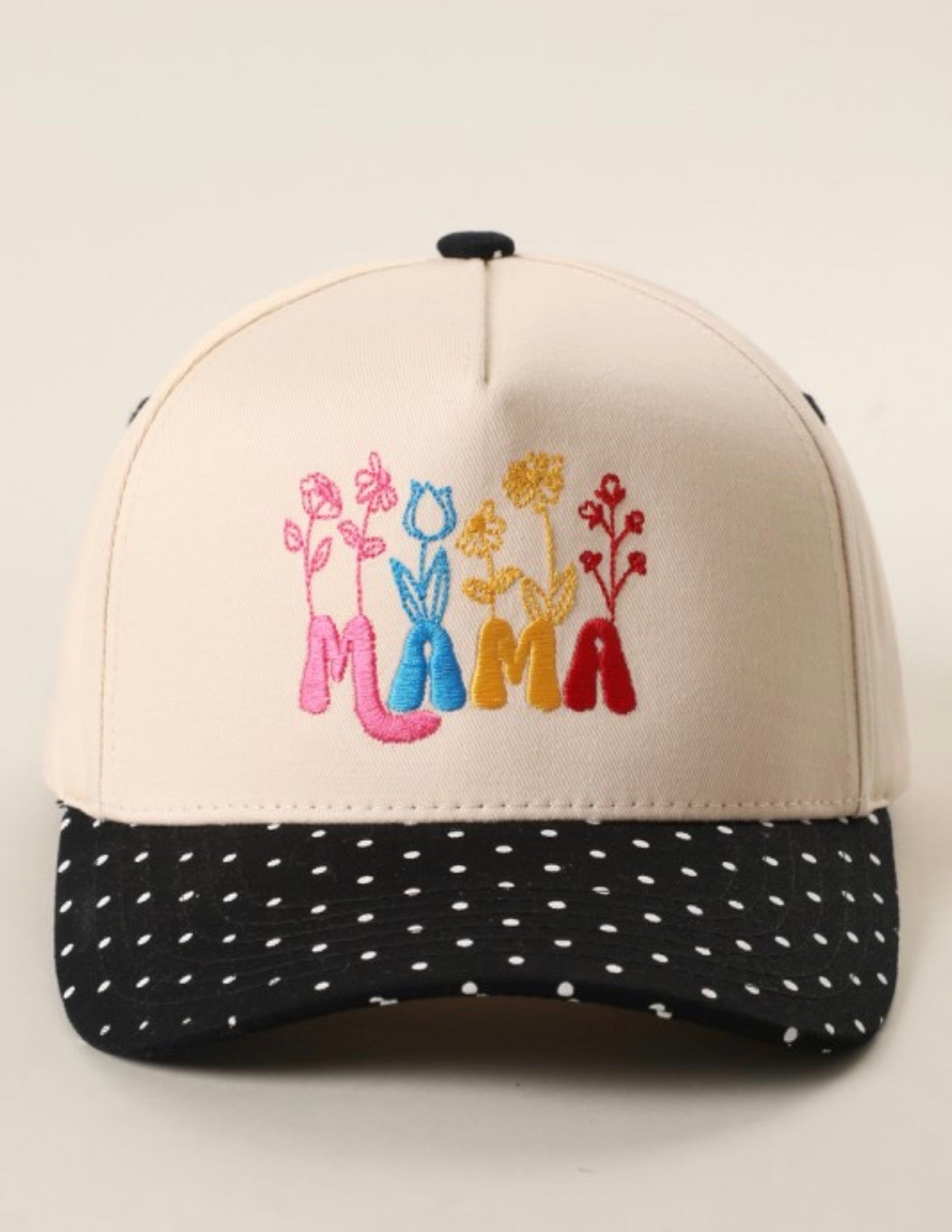 Colorful Embroidered MAMA Trucker Hat