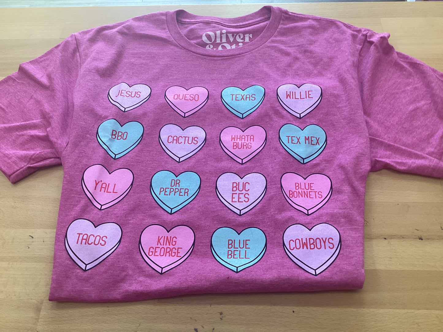 Texas heart shirt