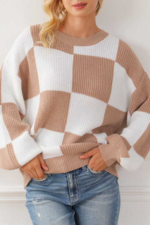 Checkered Sweater