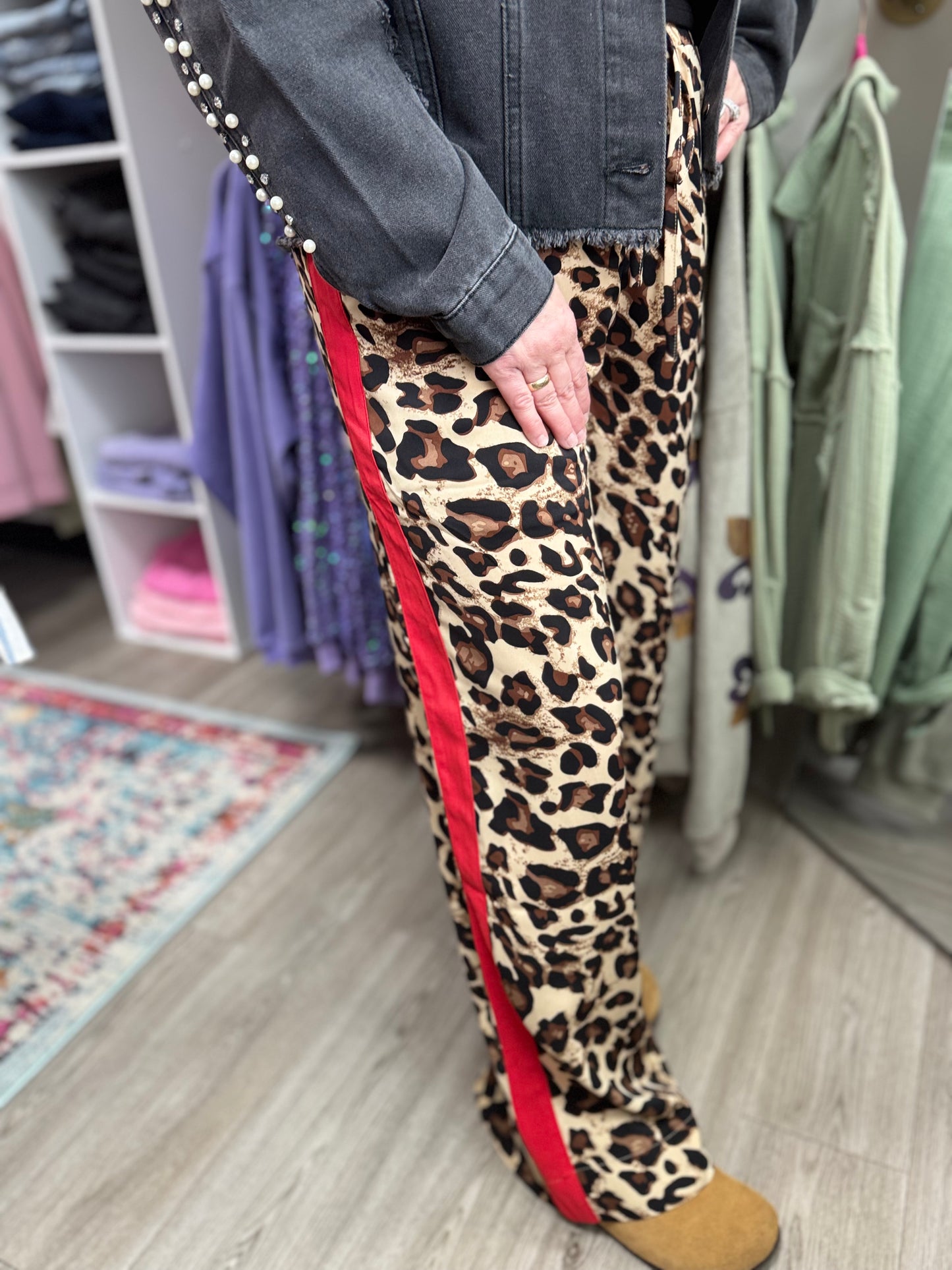 Fiery Leopard Pants