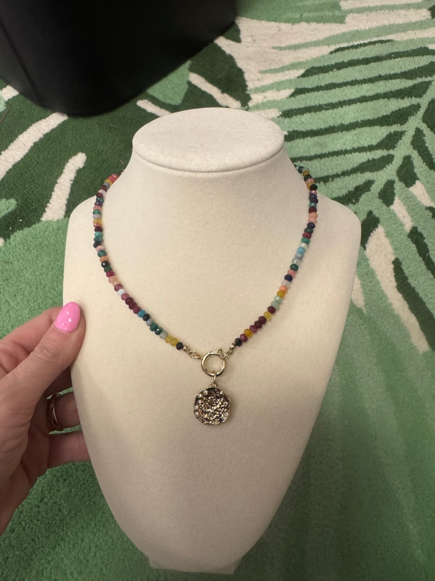 Deep Colors Beaded Necklace