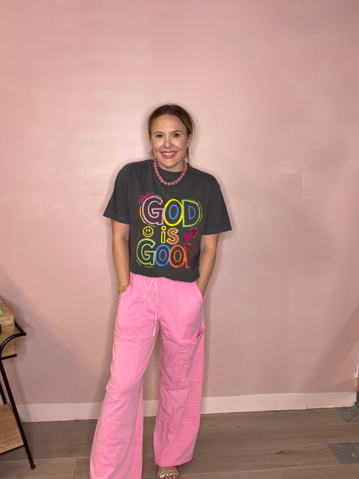 God Is Good Colorful Graphic Tee