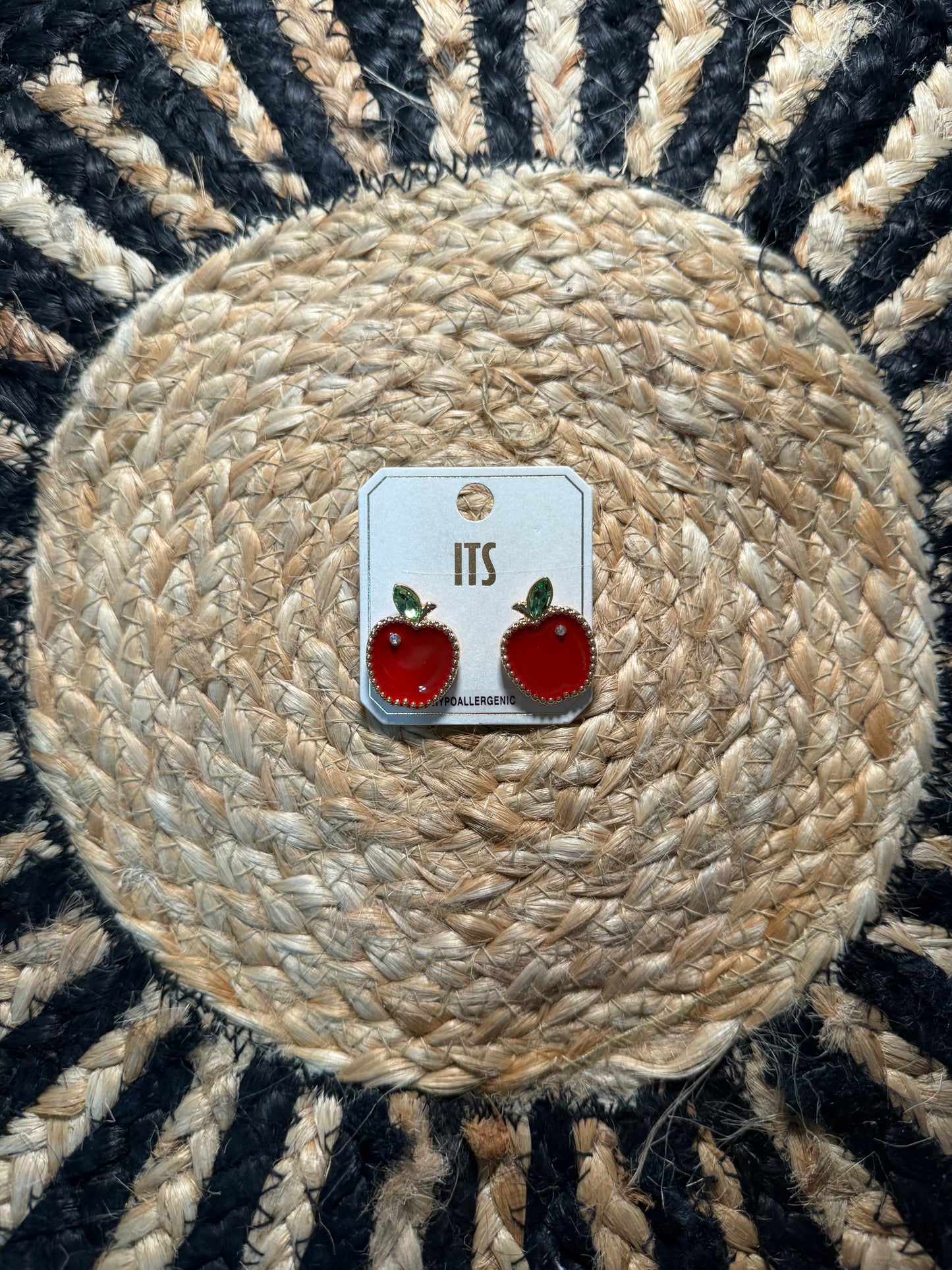 Teacher Apple Stud Earrings