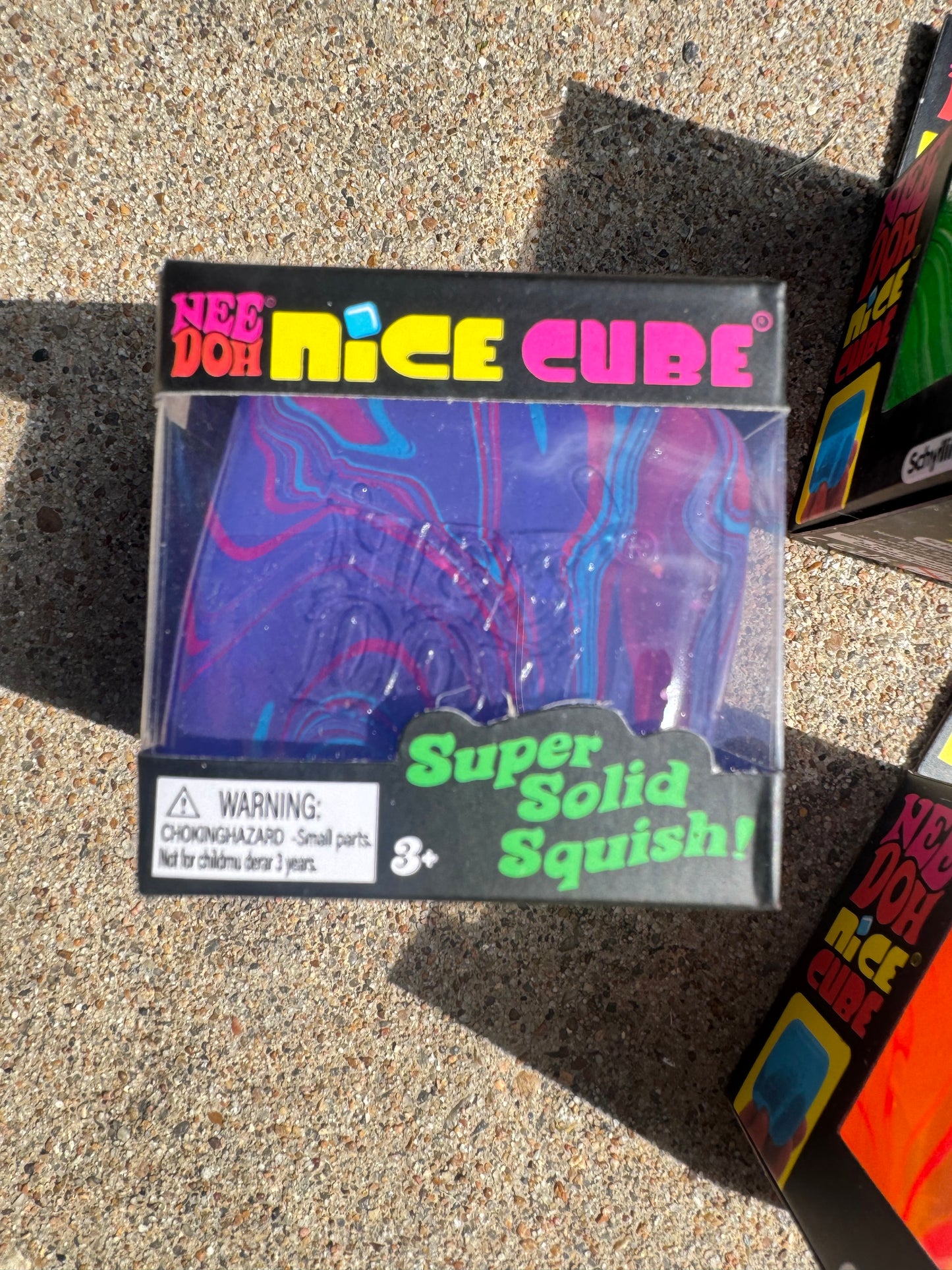 Swirl Sensory Squishy Cube