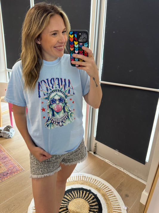 Statue of Libertee Graphic Tee