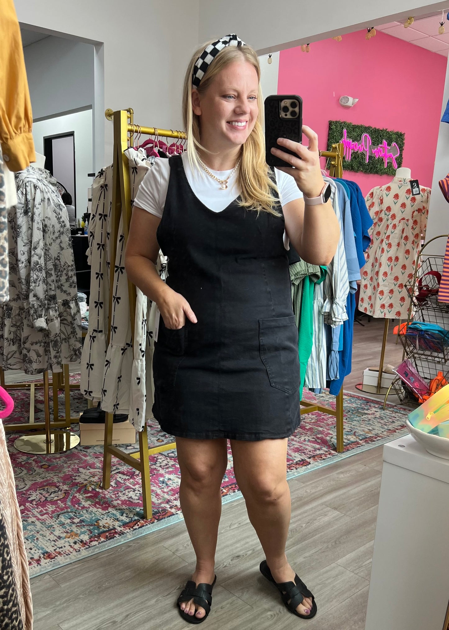 Denim Dress Overalls
