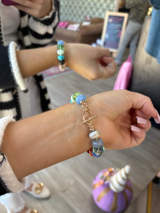 Candy Cloud Toggle Bracelet