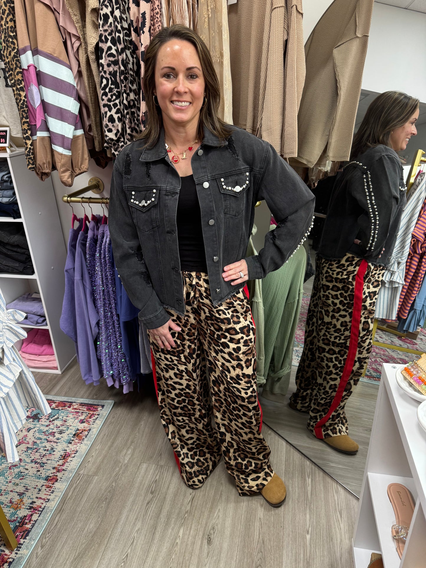 Fiery Leopard Pants