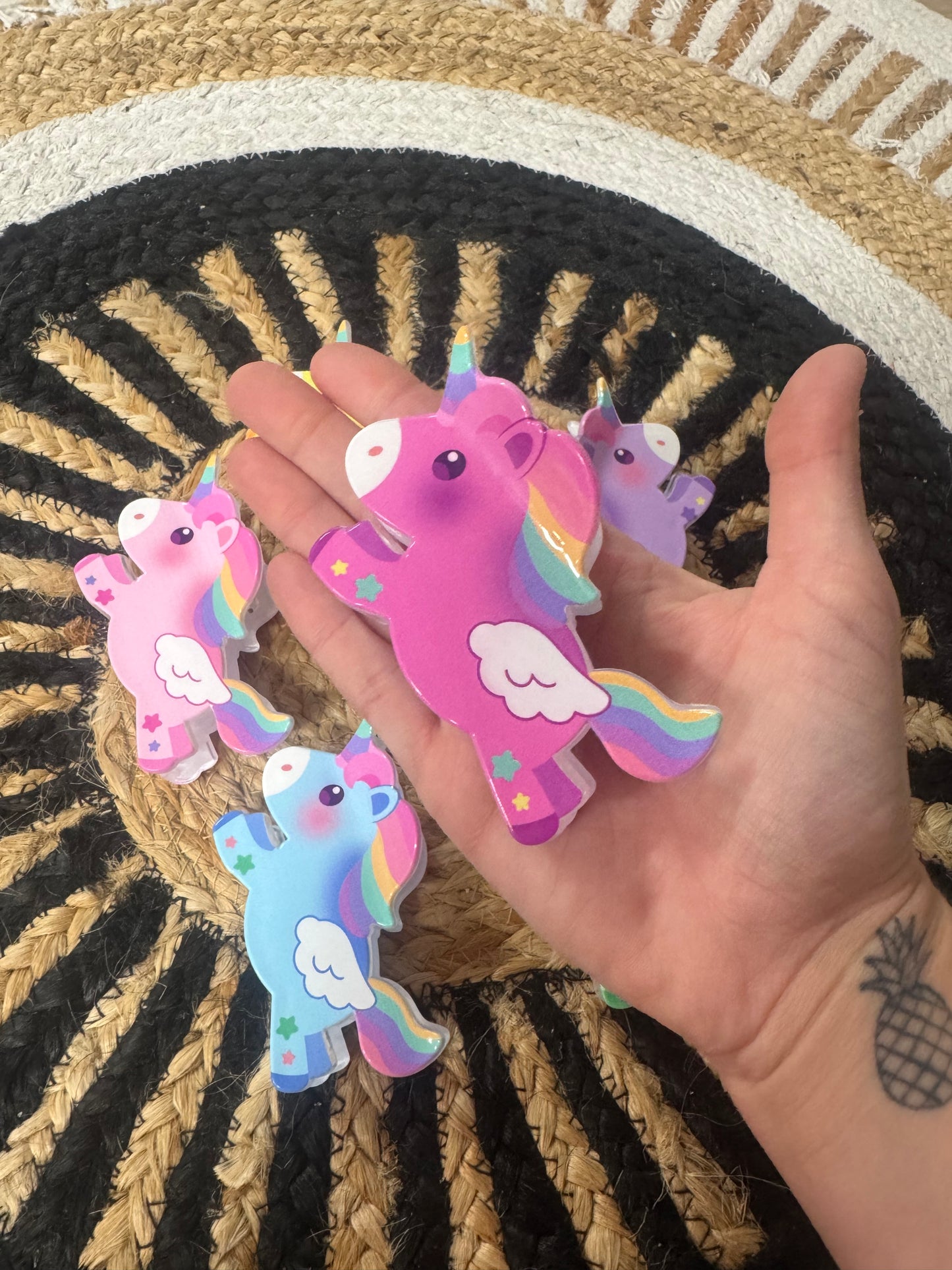Unicorn Hair Clip