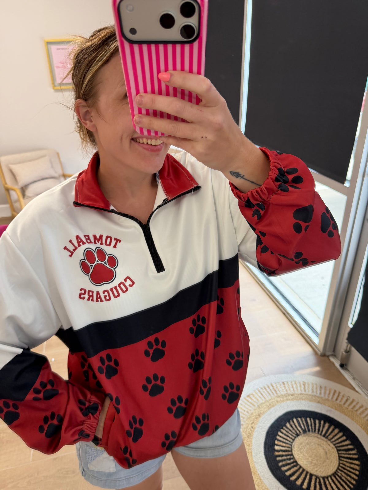 Tomball Cougars Paw Print Gameday Jacket