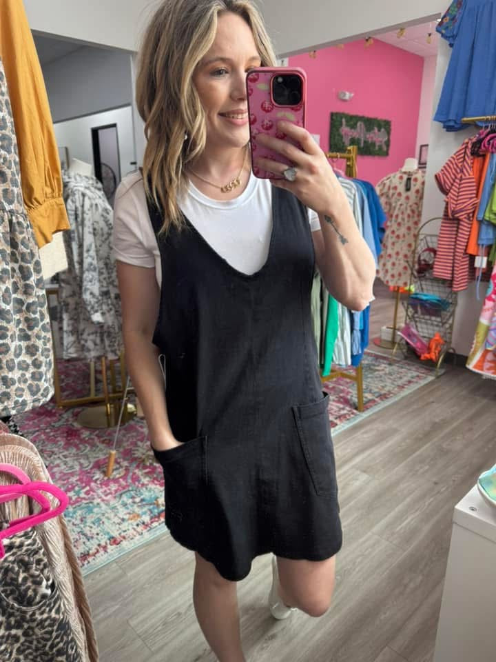 Denim Dress Overalls