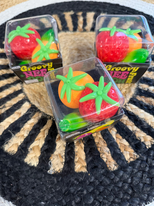 Fruit Basket Squishy Sensory Toy Set