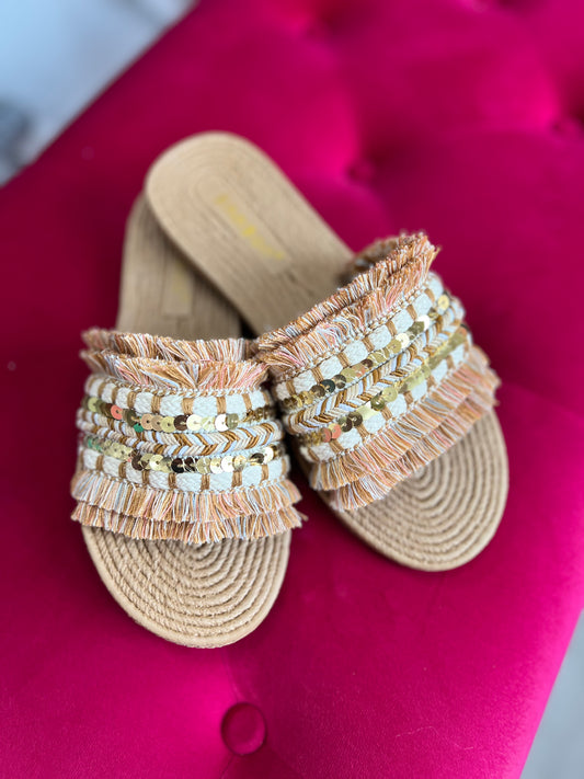 Athena Summer Fringe Sandals