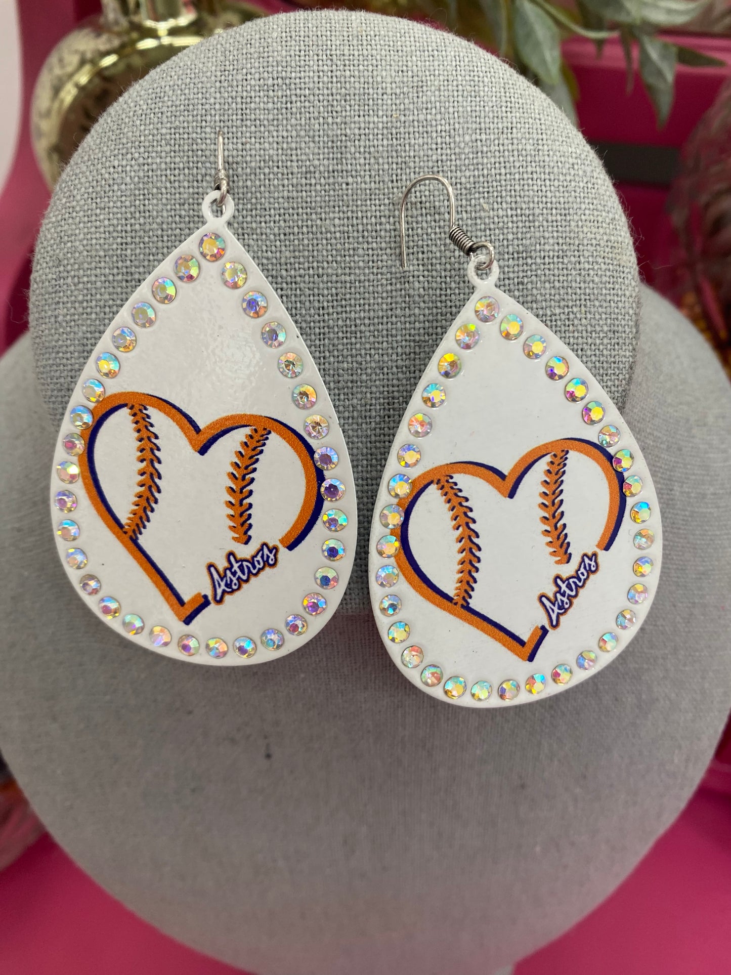 Astros Heart Dangles