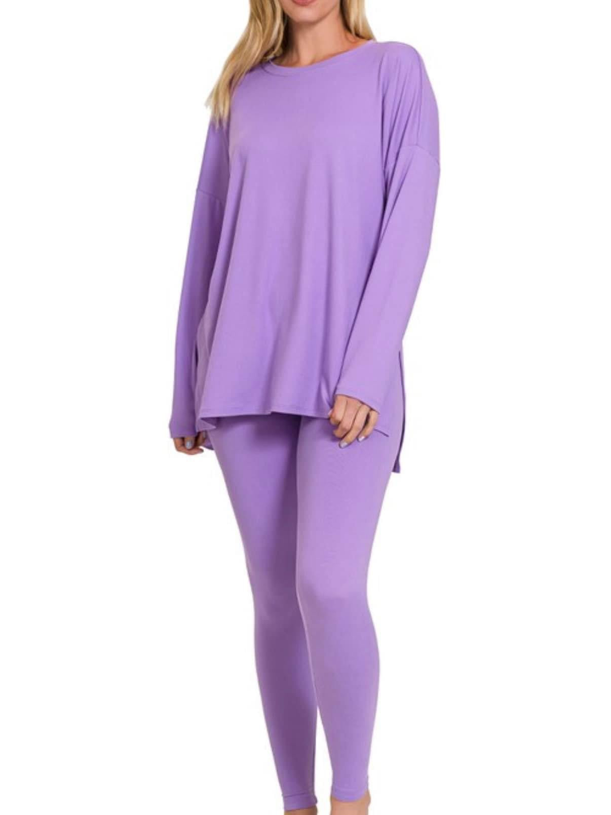 Light Purple Long Sleeve Set