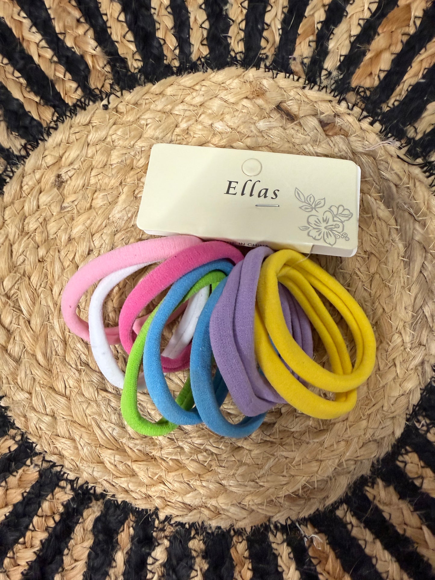Colorful Soft Ponytail Hair Ties 10-Pack