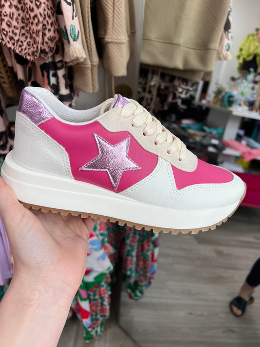 Super Star Fuchsia Sneakers