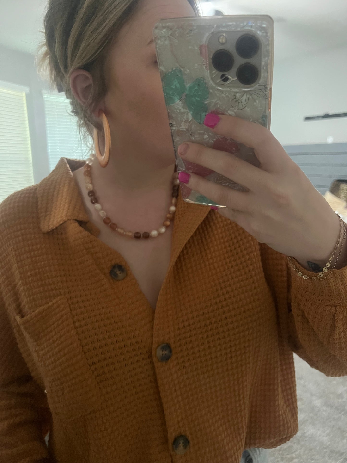 Copper Waffle Top