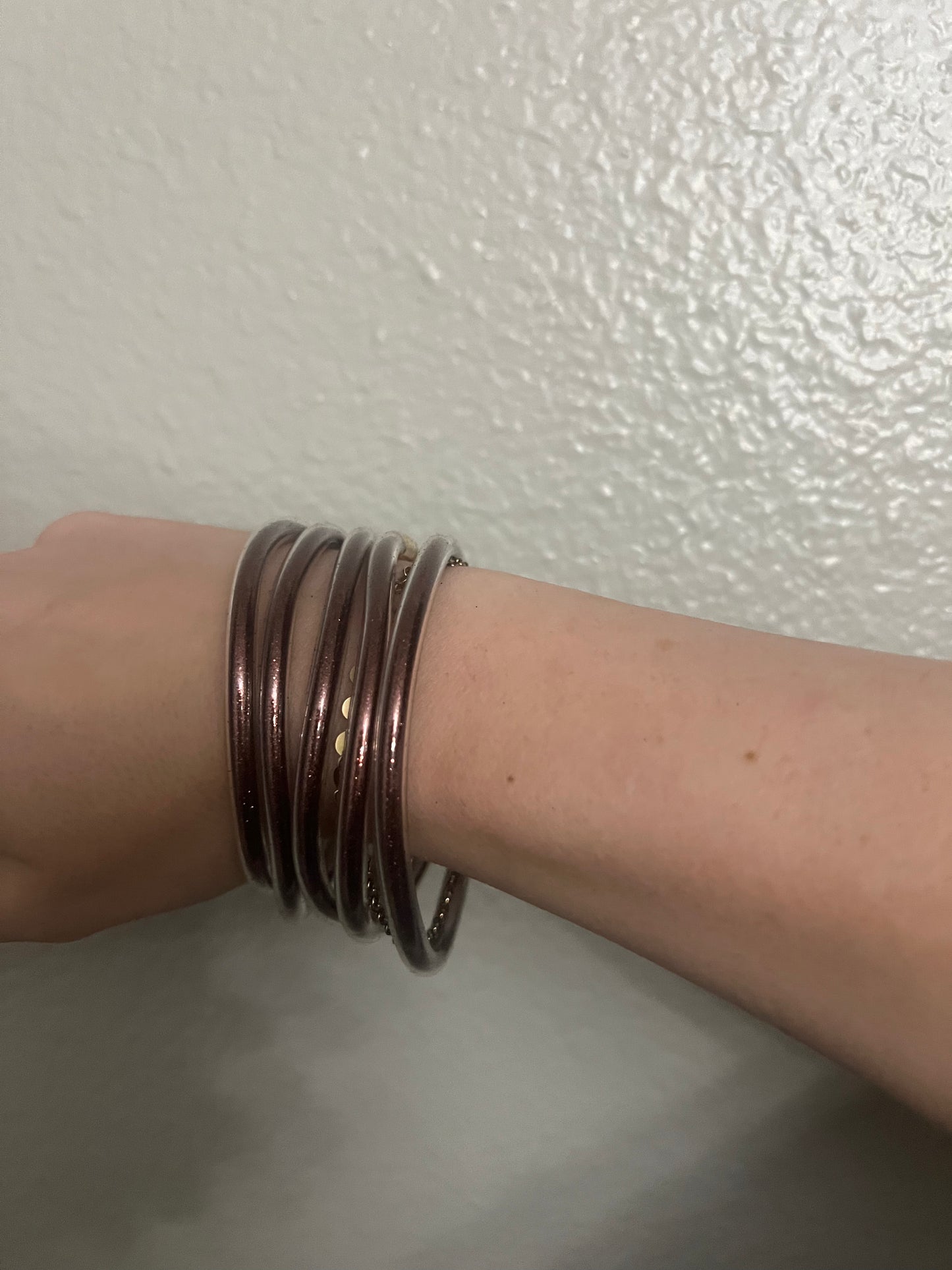 Brown tube bracelet