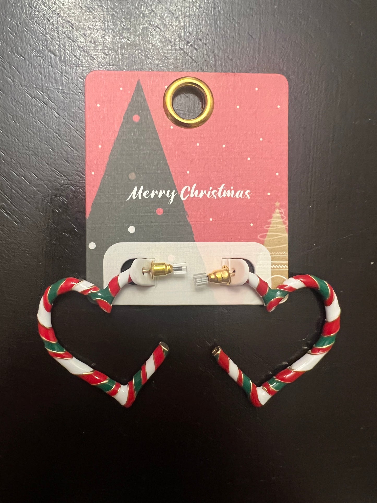 Twisted Heart Holiday Hoops