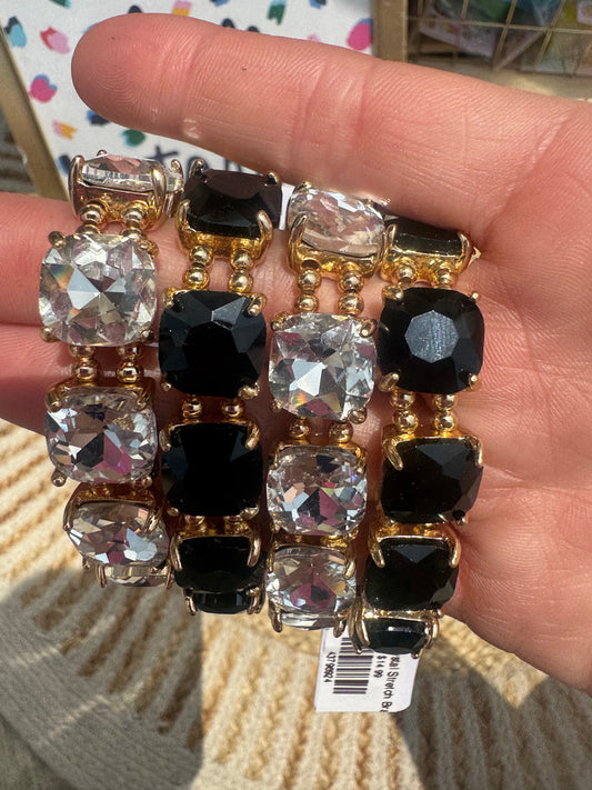 Statement Crystal Stretch Bracelet