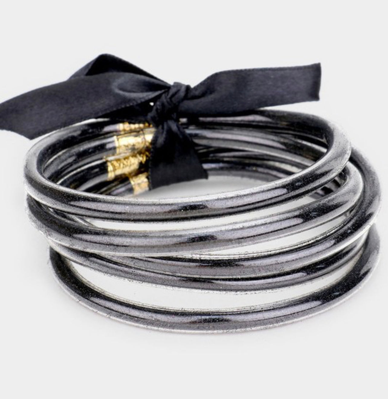 Black Bangle Set