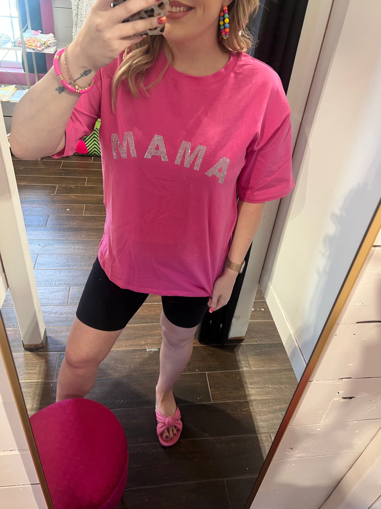 Rhinestone Mama Luxe Tee