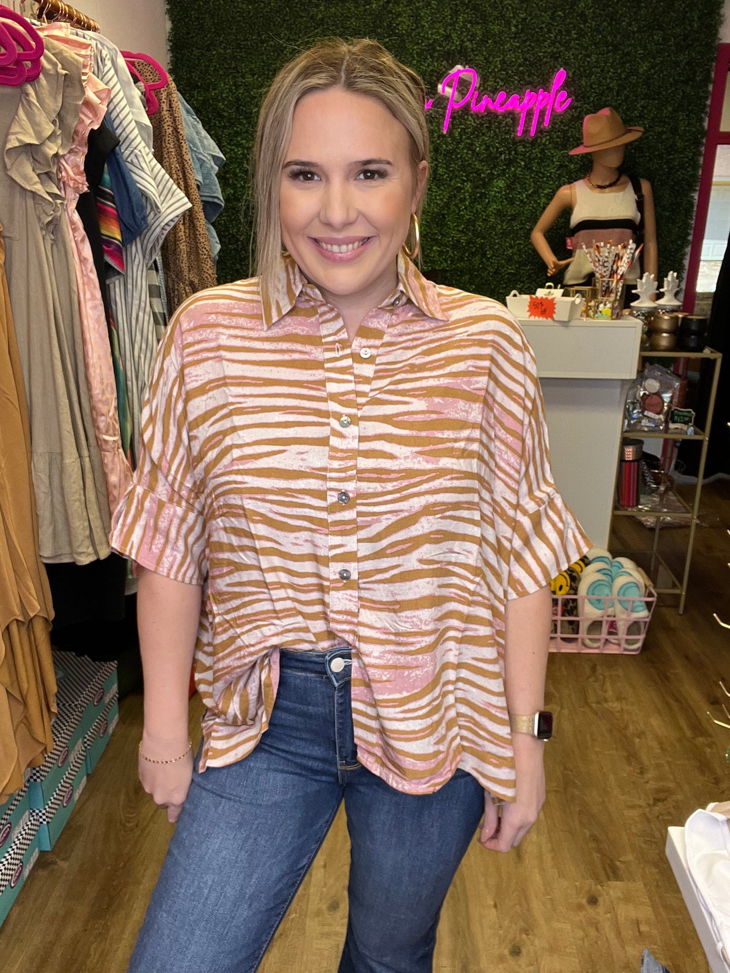 Zebra Blouse