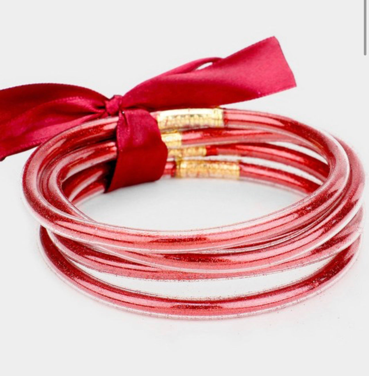 Red Bangle Set