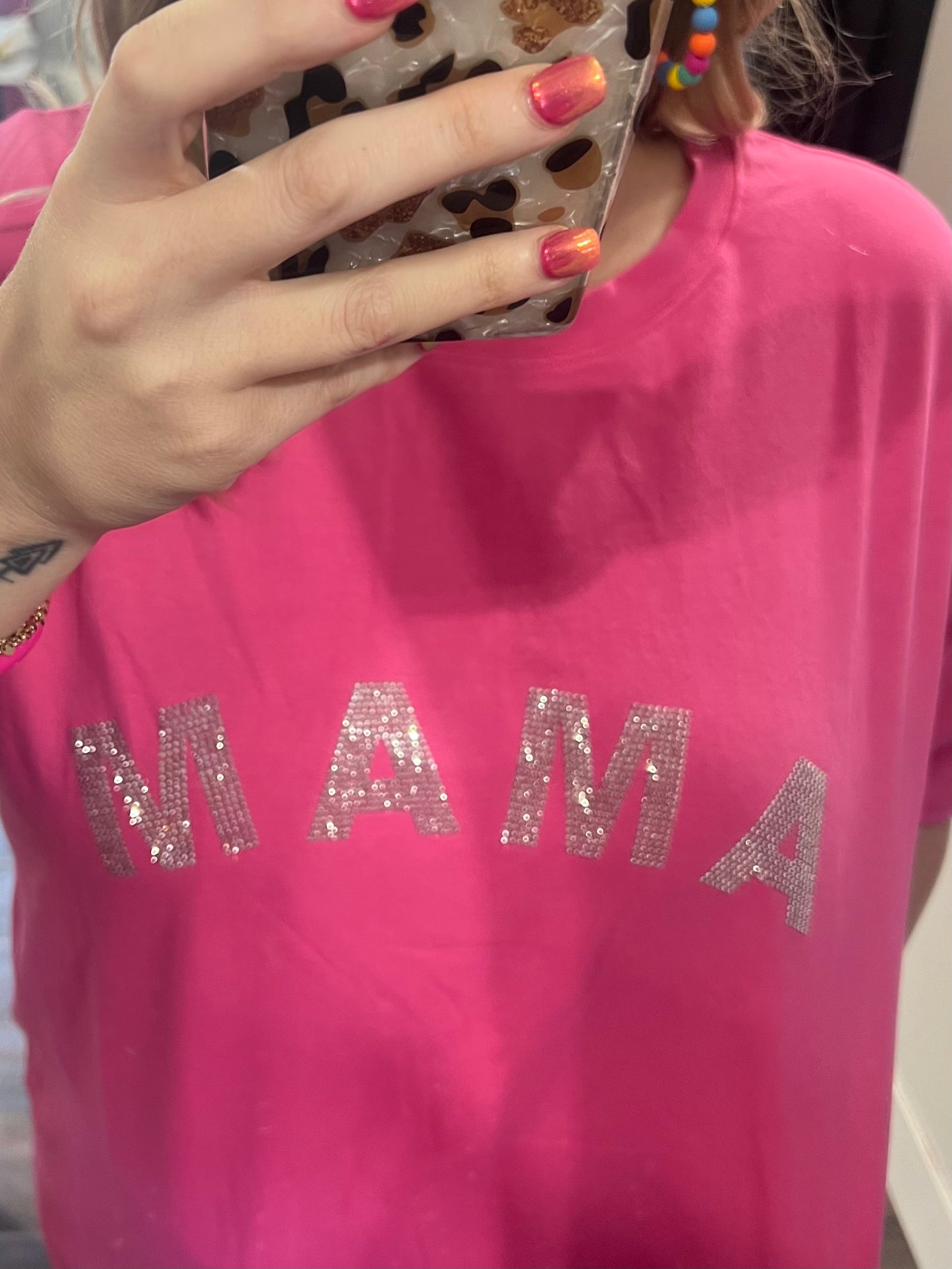 Rhinestone Mama Luxe Tee