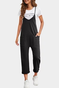 Black Pant Romper
