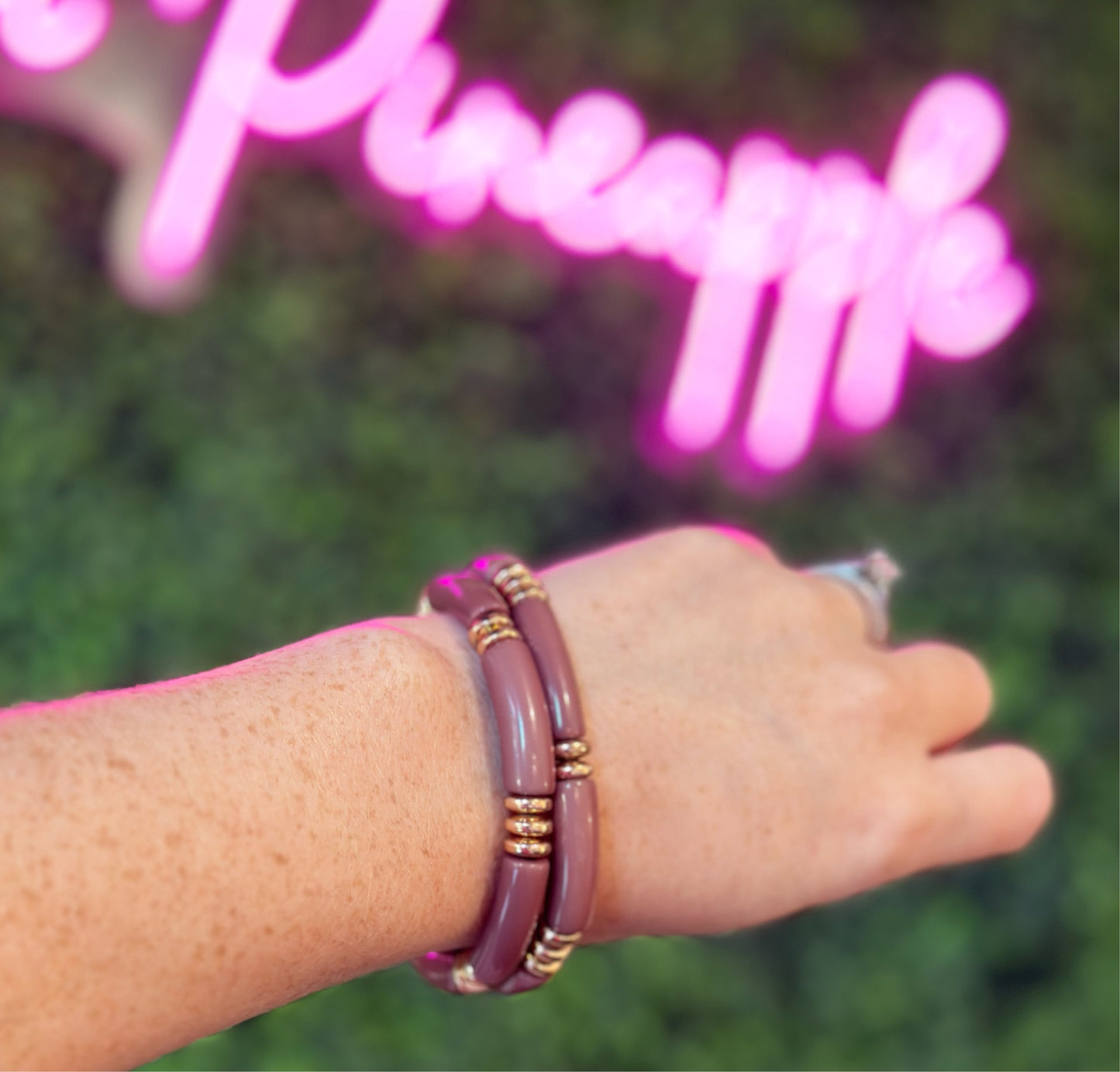 Brown/Gold Bracelets