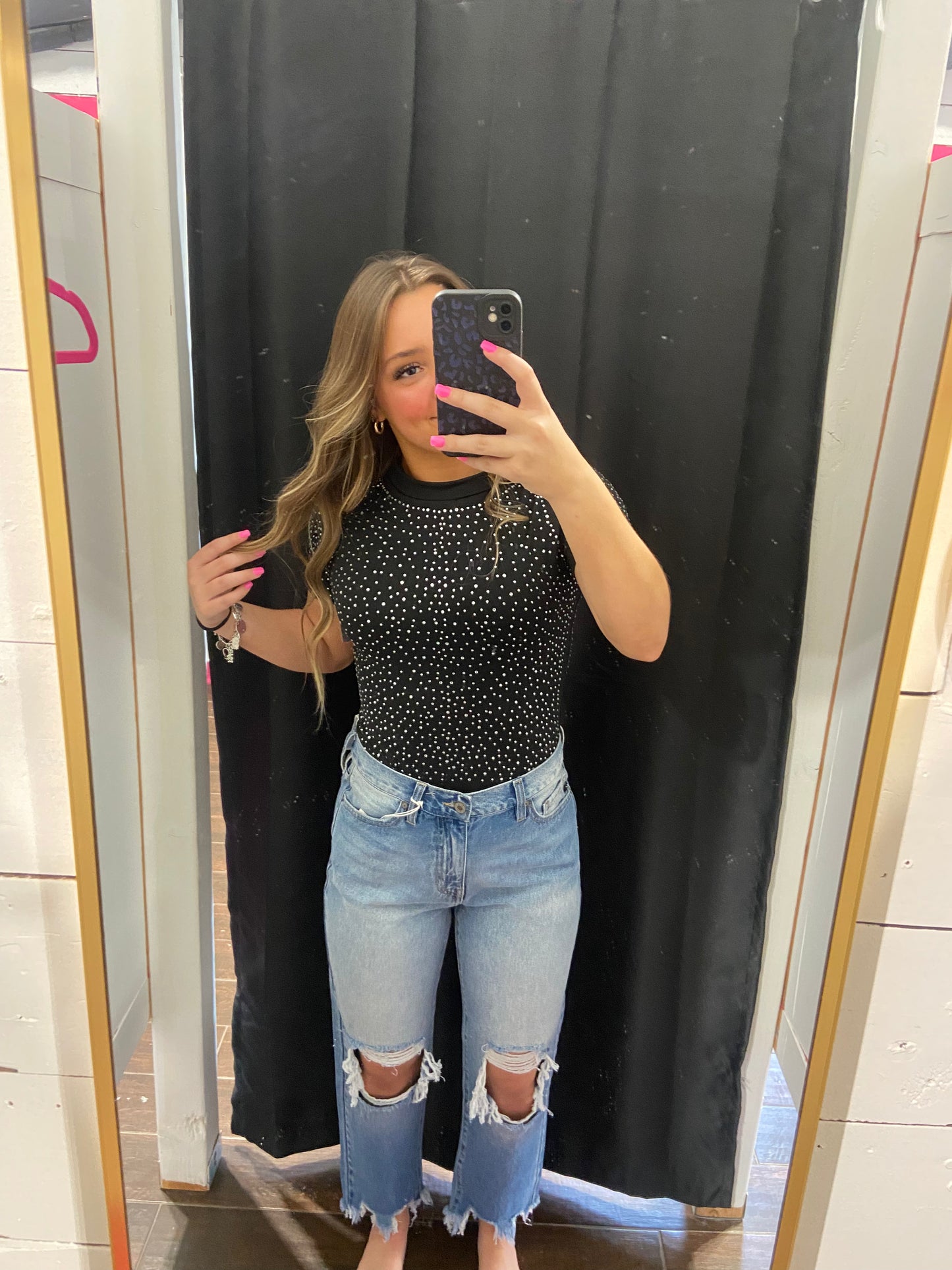Rhinestone Bodysuit