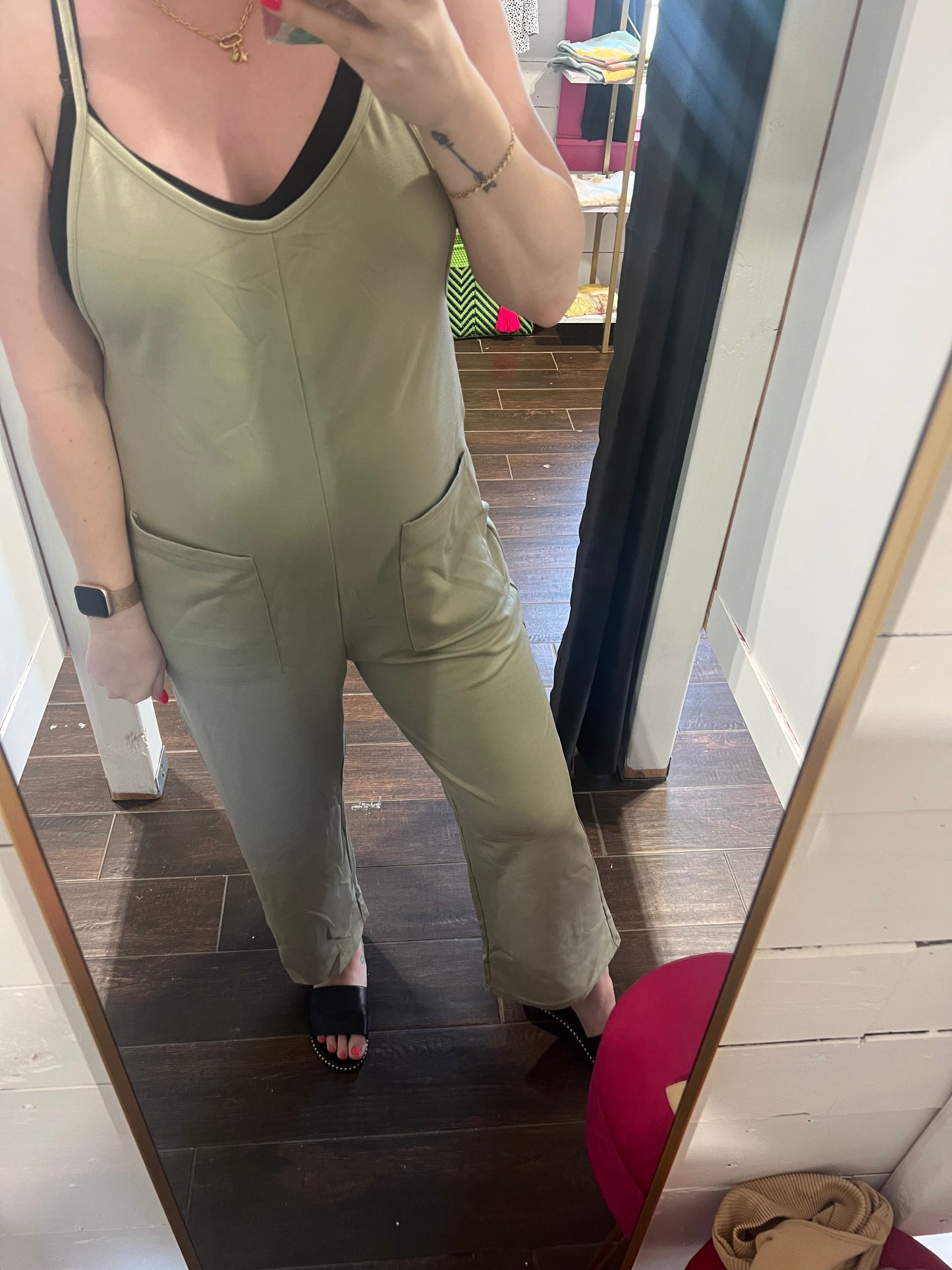 Olive Green Romper