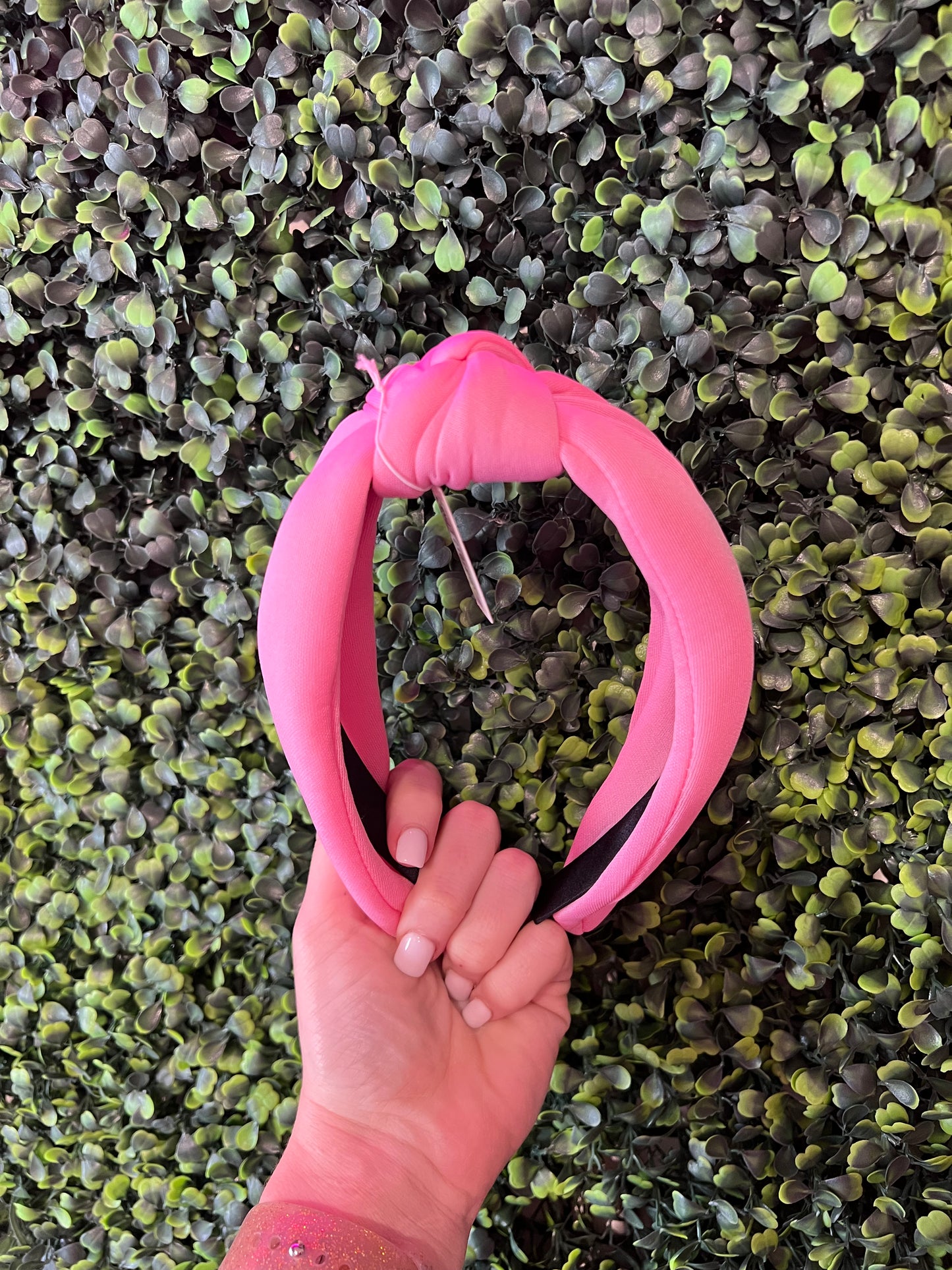 Pink Knotted Headband