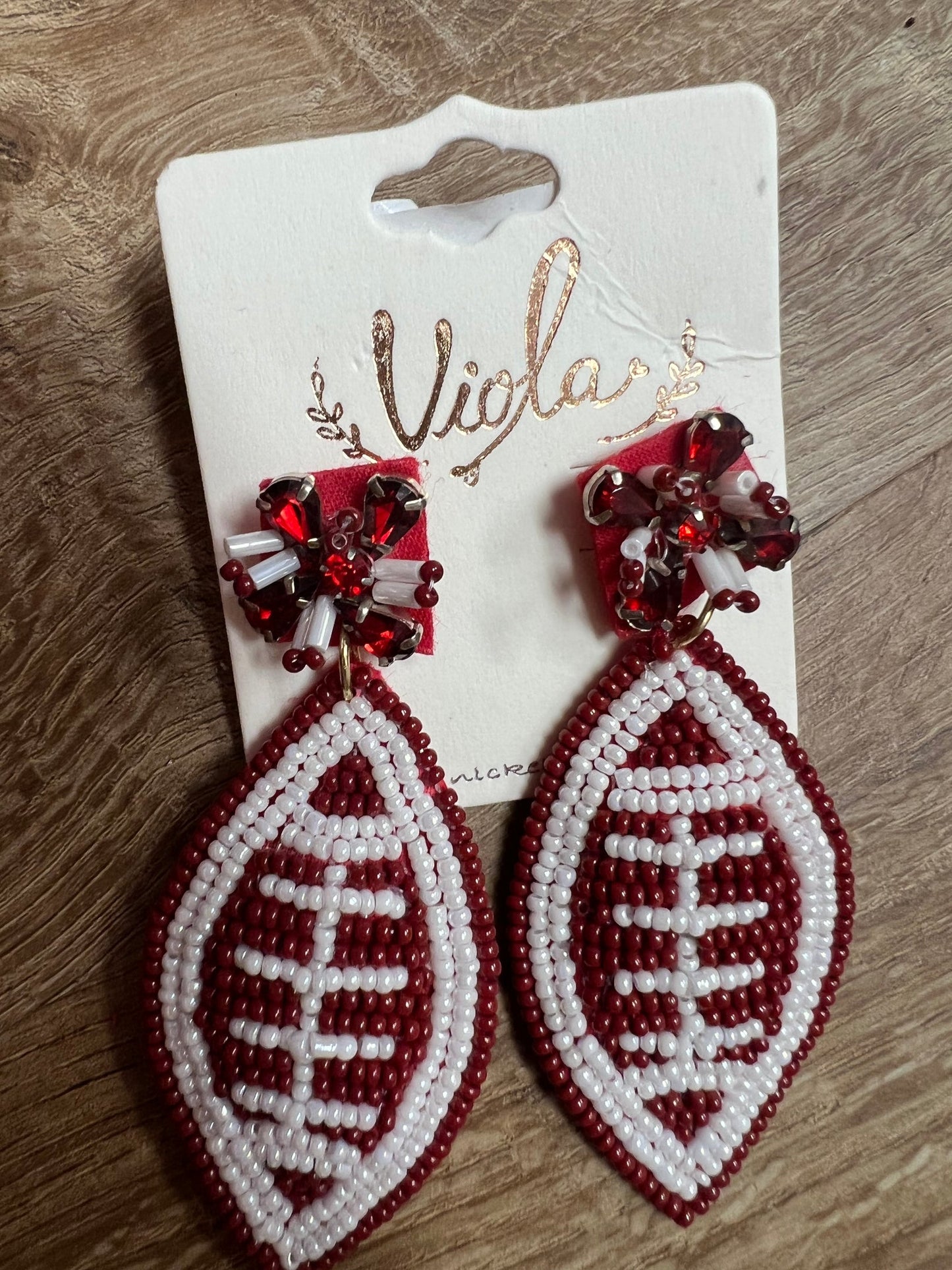 Football Earrings