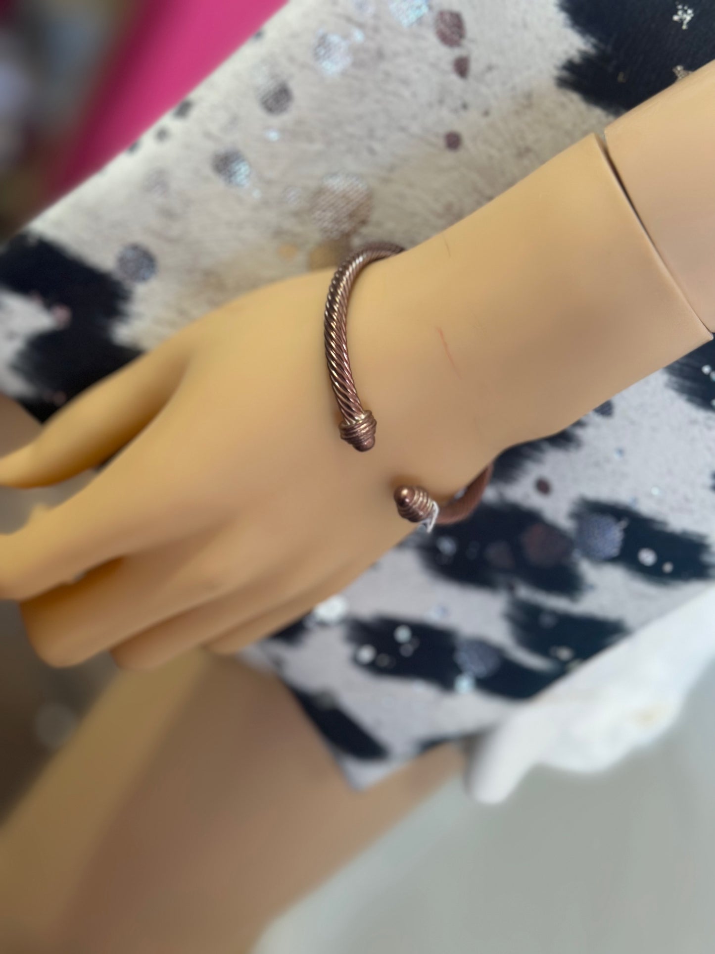 Brown Corded Bangle