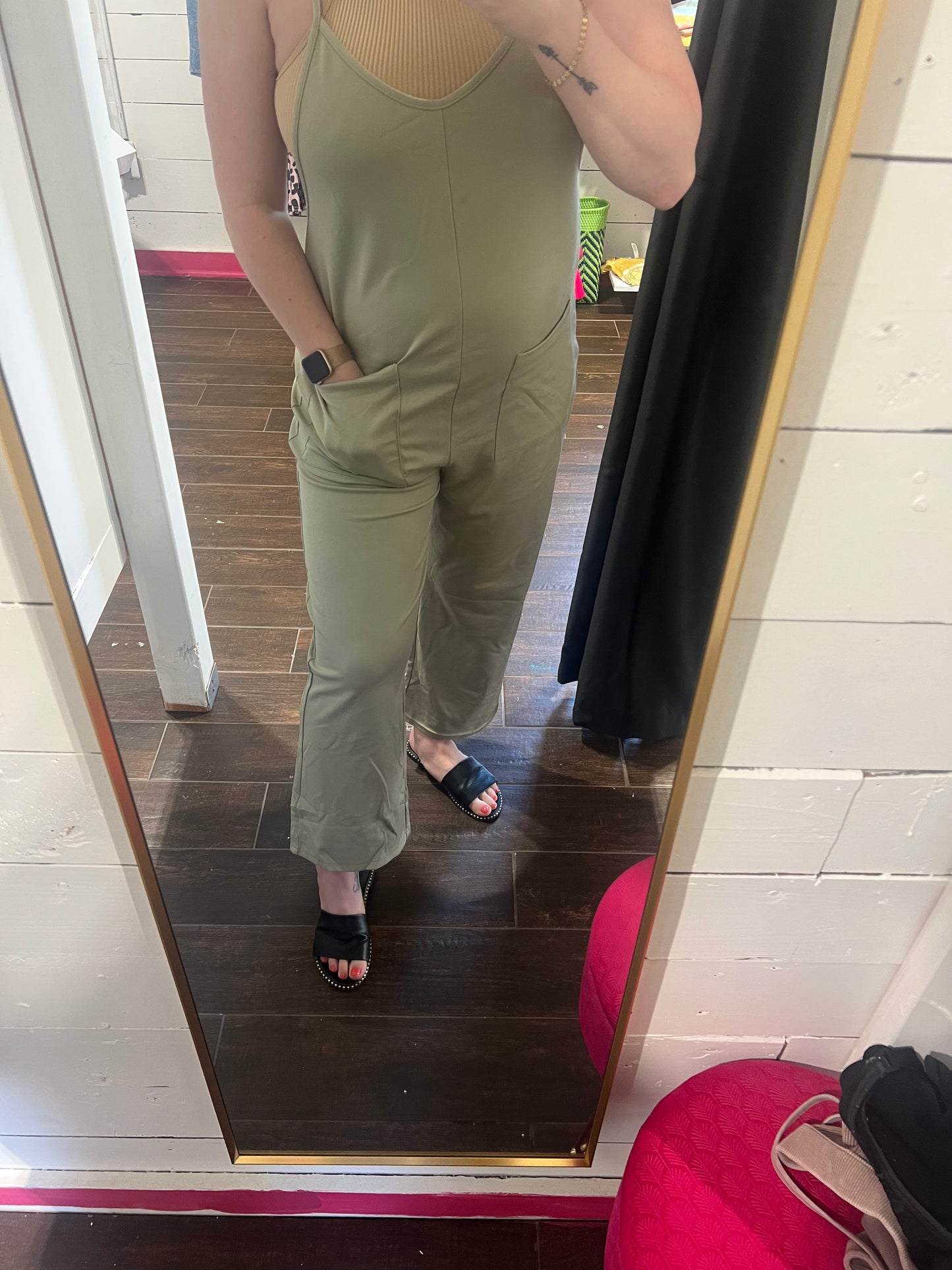 Olive Green Romper