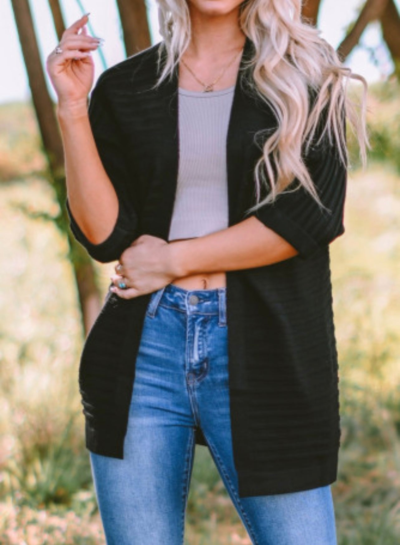 Black Cardigan