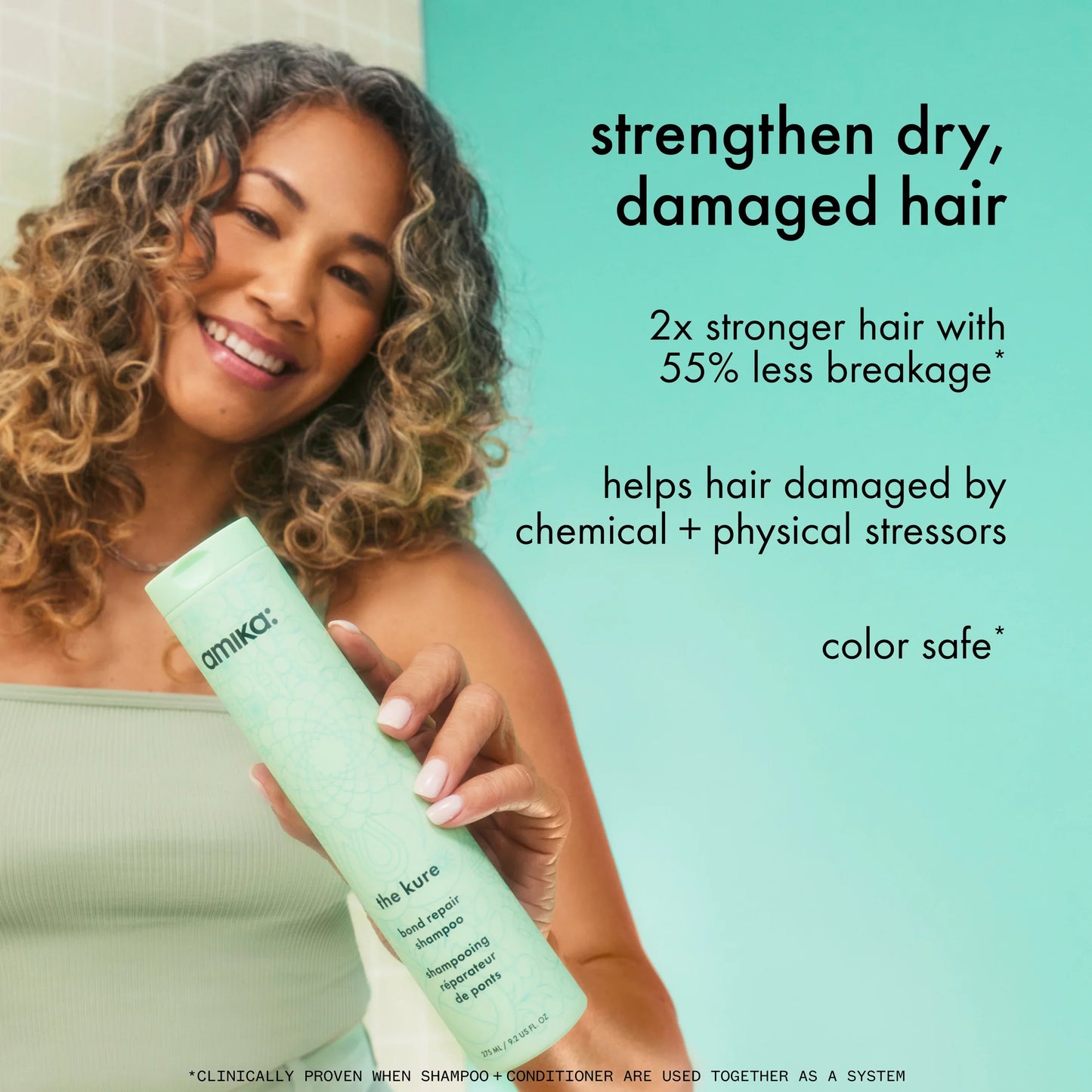 Amika The Kure Bond Repair Shampoo